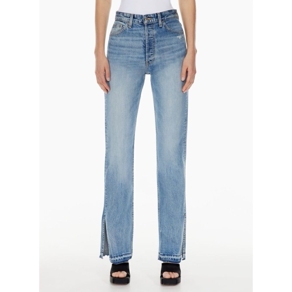 EB Denim Unraveled Two Tone Jeans